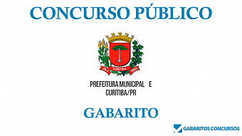 Gabarito do concurso Prefeitura de Curitiba-PR 2022 já está disponível