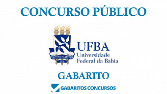 Gabarito concurso UFBA 2022