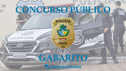 Gabarito e resultado concurso Polícia Civil (PC-GO) 2022