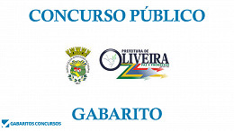Gabarito e resultado concurso Prefeitura de Oliveira-MG 2022